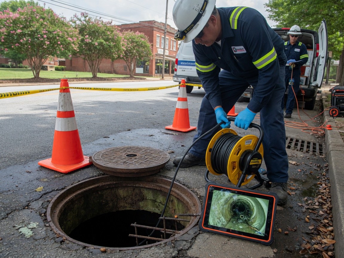 Sewer Camera Inspection in Decatur